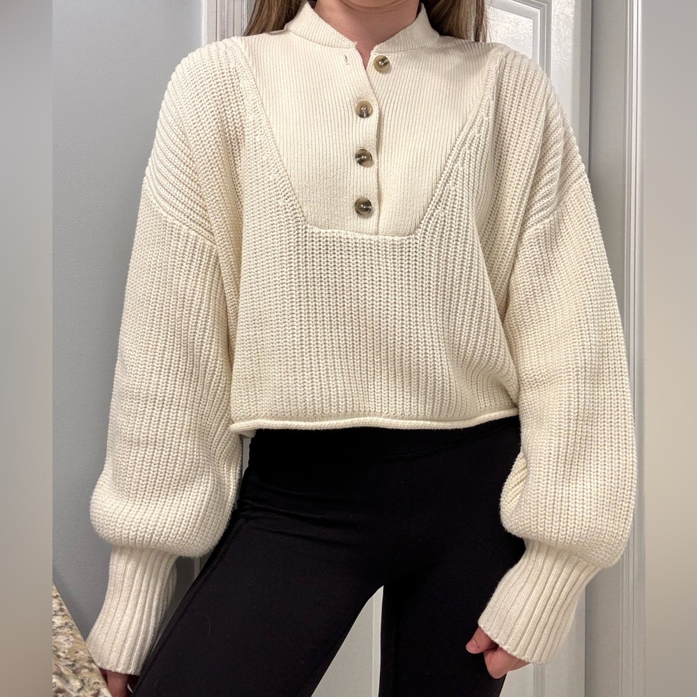 Forever 21 Cream Sweater